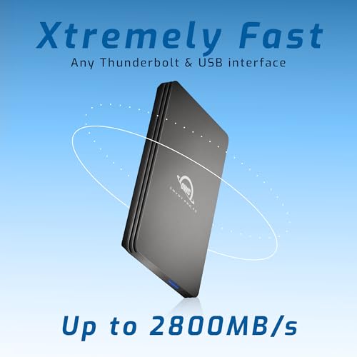 OWC 2TB Envoy Pro FX Portable Rugged External NVMe M.2 SSD Drive Thunderbolt 3, USB3.2 USB-C, up to 2800MB/s speeds, Drop/Shock Resistant Compatible with Mac and PC - Image 2