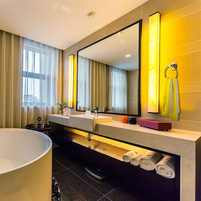 BOPai Drill Free Powerful Vacuum Suction Cup Towel Ring Shower Washcloth Hand Towel Round Holder - Image 5