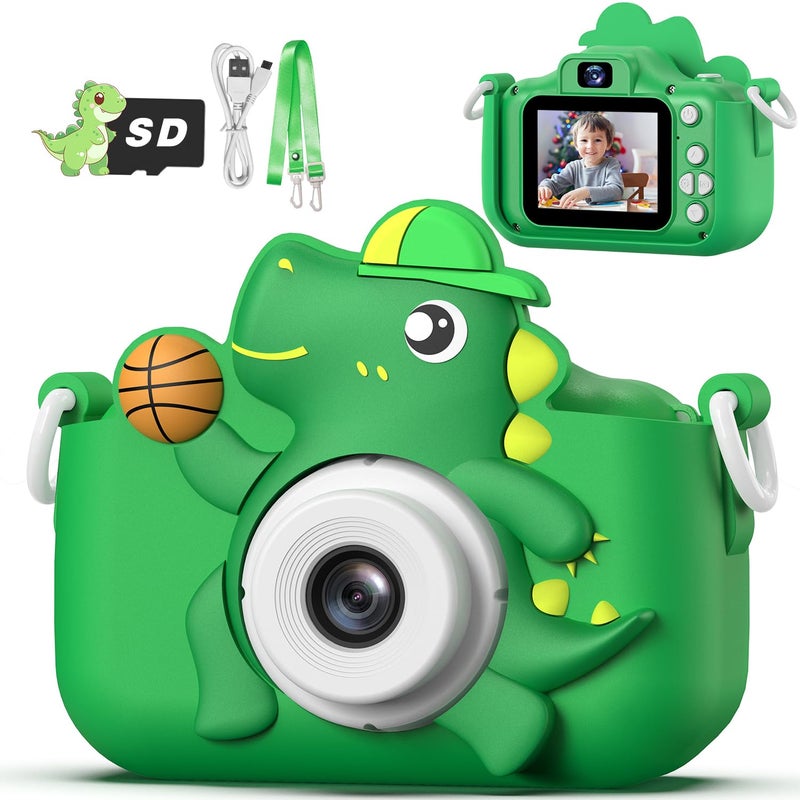 masterbee Kids Camera Toy masterbee Dinosaur Toys Camera for Kid Age 312 ChristmasBirthday Gifts for Boys and Girls 1080P HD Kids Digital Camera Children Camera Gift for 3 4 5 6 7 8 9 10 11 12 Year Old - Image 2