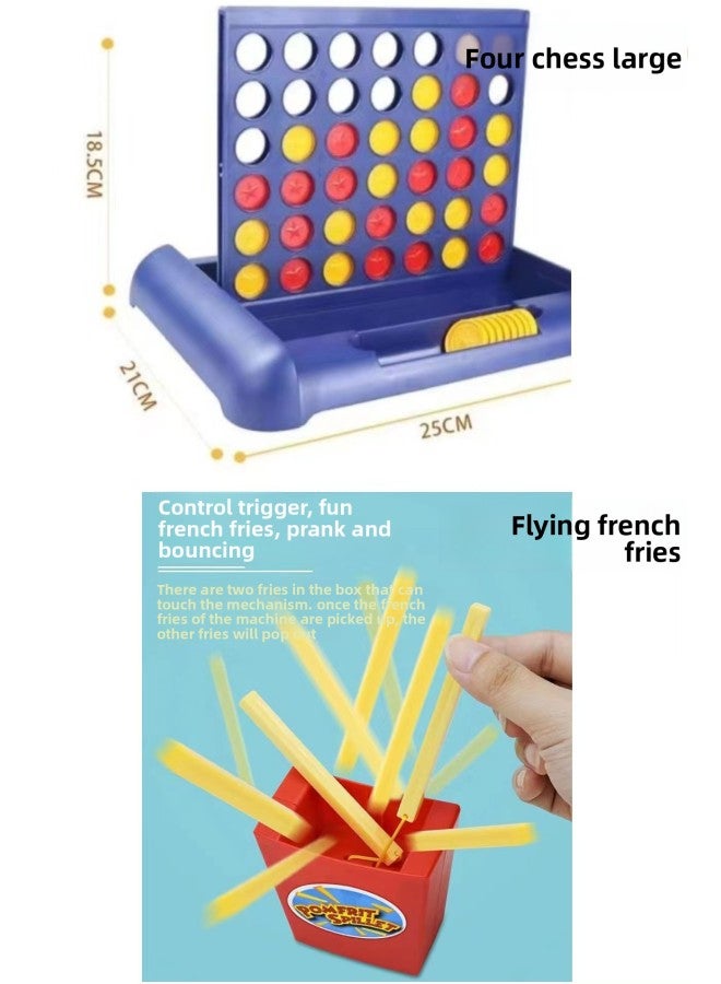 Children's Educational Toys For Children's Day, Backgammon, Space Four-Piece Chess, Fun 3D Stereo Chessboard Toy, Boy Gift