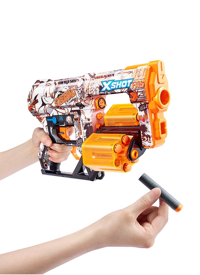 Zuru X-Shot أقلام سكينز دريد سونيك 12 - ريترو - لعبة تصويب أكشن للأطفال والمراهقين والبالغين الأولاد والبنات، أنشطة خارجية للعطلات، هدايا للأطفال من عمر 8 سنوات فما فوق  - Image 4