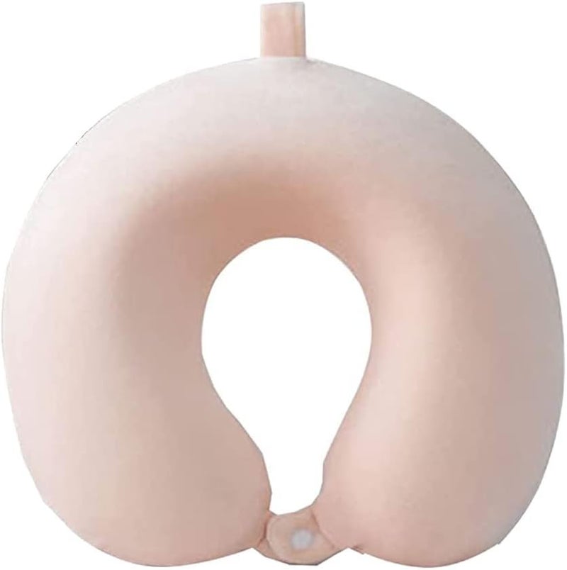 KASTWAVE Travel Pillow, Airplane Neck Pillow for Traveling, 100% Pure Memory Foam U Shaped Neck Pillow, Washable Super Lightweight Portable Headrest Great for Airplane Chair, Car, Home, Office - Image 1
