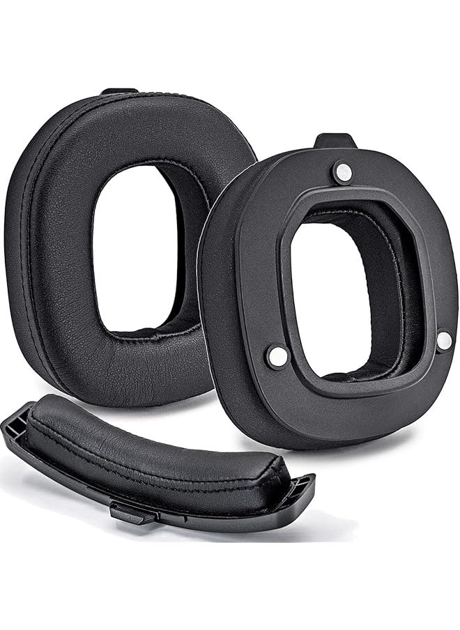 erorex - Replacement Earpads And Headband Cooling Gel Replacement Earpads For Astro A50 Gen4 Gaming Headset For Astro A50 Mod Kit Astro A50 Accessories Upgrade High Density Noise Canceling Foam Black - Image 1