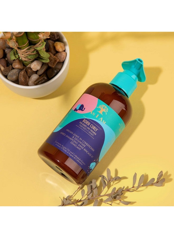 As I Am Born Curly Argan Leave-In Conditioner & Detangler - 8 Ounce - Image 5