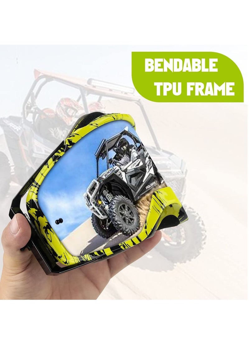 Excefore - Motorcycle Goggles, Dirt Bike Goggles, ATV Racing Motocross Goggle Glasses, UV Protection Windproof Anti Fog Racing Goggles, Racing Helmet Goggles, for Adults Men Women Youth Kids (Green) - Image 1
