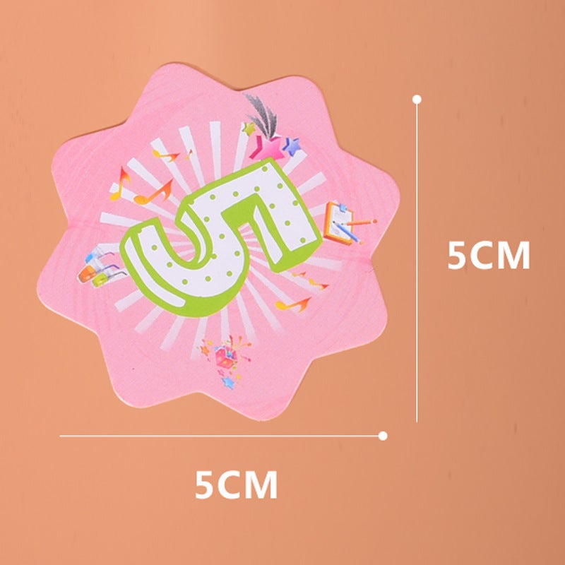 Of Various Creative Primary School Teachers Points Cards, Reward Cards, Flower-Shaped Parent Encouragement Cards, 100 Pieces - Image 4