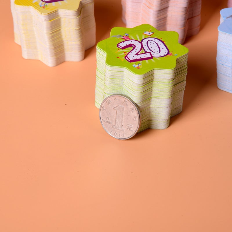 Of Various Creative Primary School Teachers Points Cards, Reward Cards, Flower-Shaped Parent Encouragement Cards, 100 Pieces - Image 5