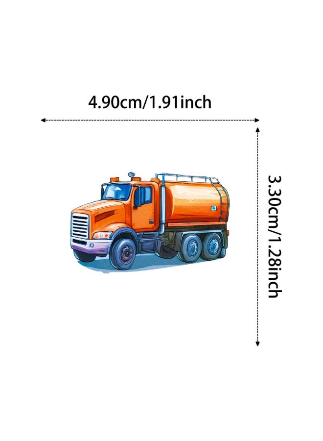 56Pcs Construction Vehicle Sticker for Boys Car Stickers Waterproof for Water Bottles Skateboard Car Bike Phone Case Laptop Suitcase Case Decal Gift - Image 4