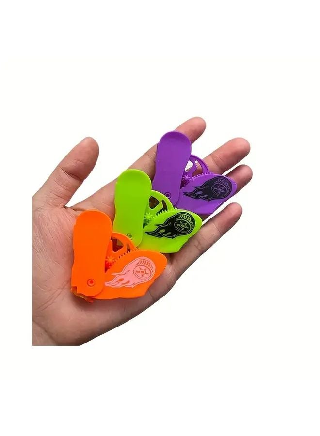 8 قطع ألعاج دوامة صغيرة ملونة دوارة لأطراف حفلات أعياد الميلاد - Image 4