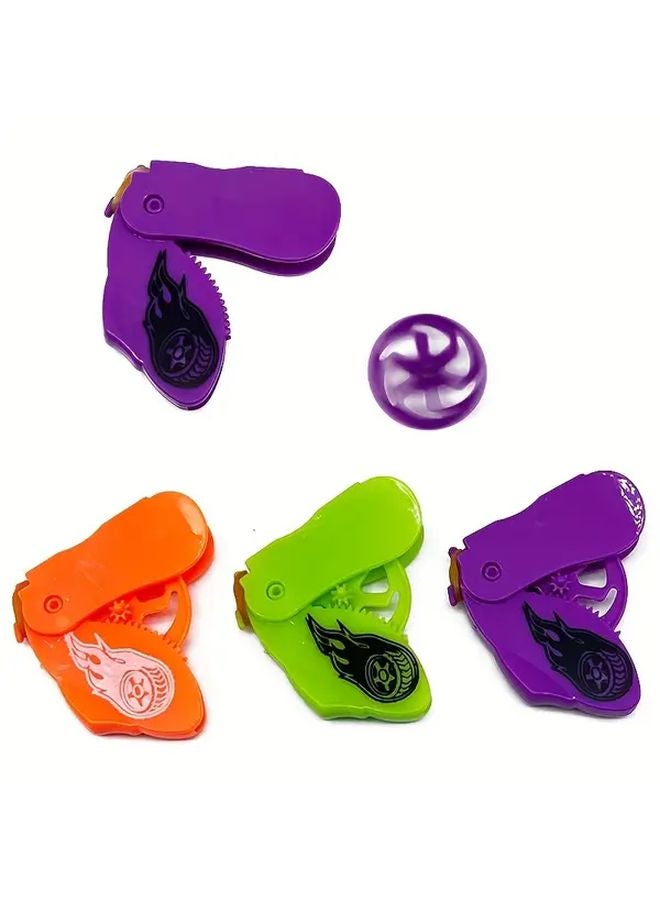 8 قطع ألعاج دوامة صغيرة ملونة دوارة لأطراف حفلات أعياد الميلاد - Image 5