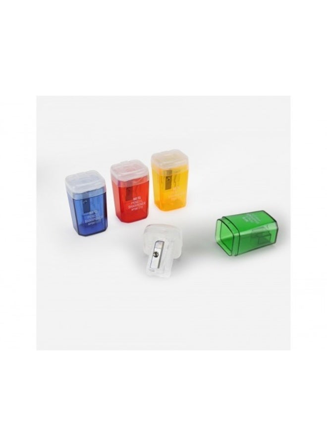 M&G 4-Piece Single Hole Mini Grip Sharpener Multicolour - Image 2