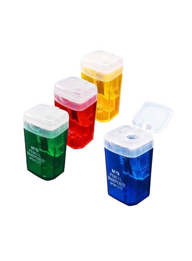 M&G 4-Piece Single Hole Mini Grip Sharpener Multicolour - Image 5