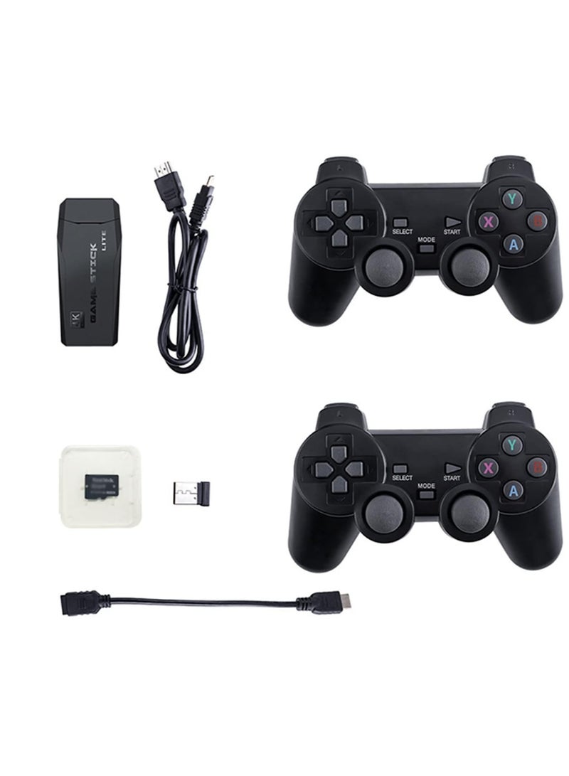 ELTRAZONE Y3 Lite Game Stick Console with Dual 2.4G Wireless Controllers Connnect TV High-definition Output with 64G Card 10000 Games- Usb - Image 1