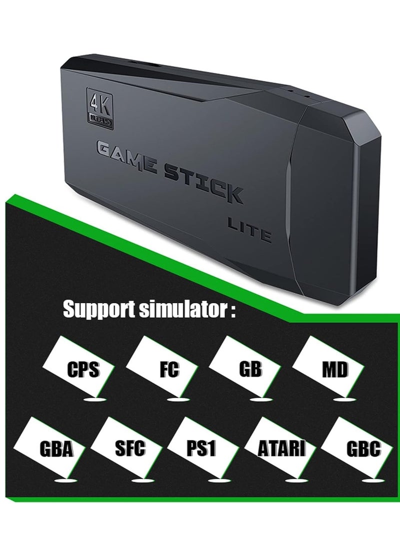 ELTRAZONE Y3 Lite Game Stick Console with Dual 2.4G Wireless Controllers Connnect TV High-definition Output with 64G Card 10000 Games- Usb - Image 5