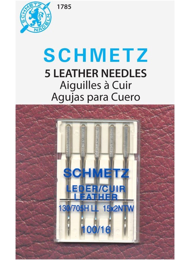 Schmetz Leather Machine Needles, Size 16/100 5/Pkg 