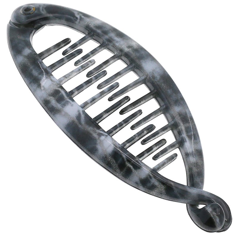 Camila Paris CP3103 French Small Banana Clip Hair Comb Classic Banana Clips Hair for Thin Hair Ponytail Holder Interlocking Styling Clips for Women Made in France