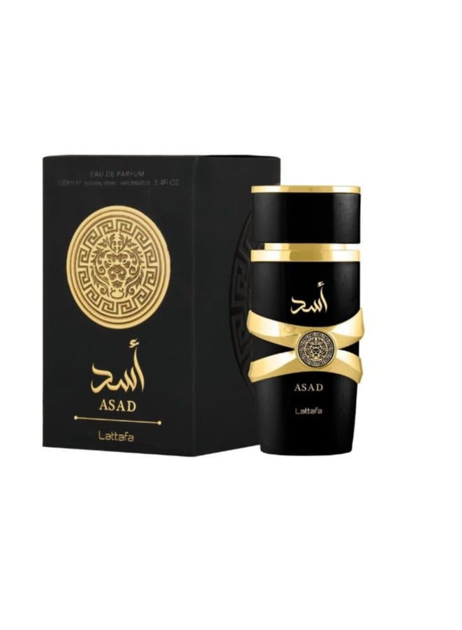 لطافة عطر اسد للرجال من لطافة او دي بارفان 100 مل - Image 1