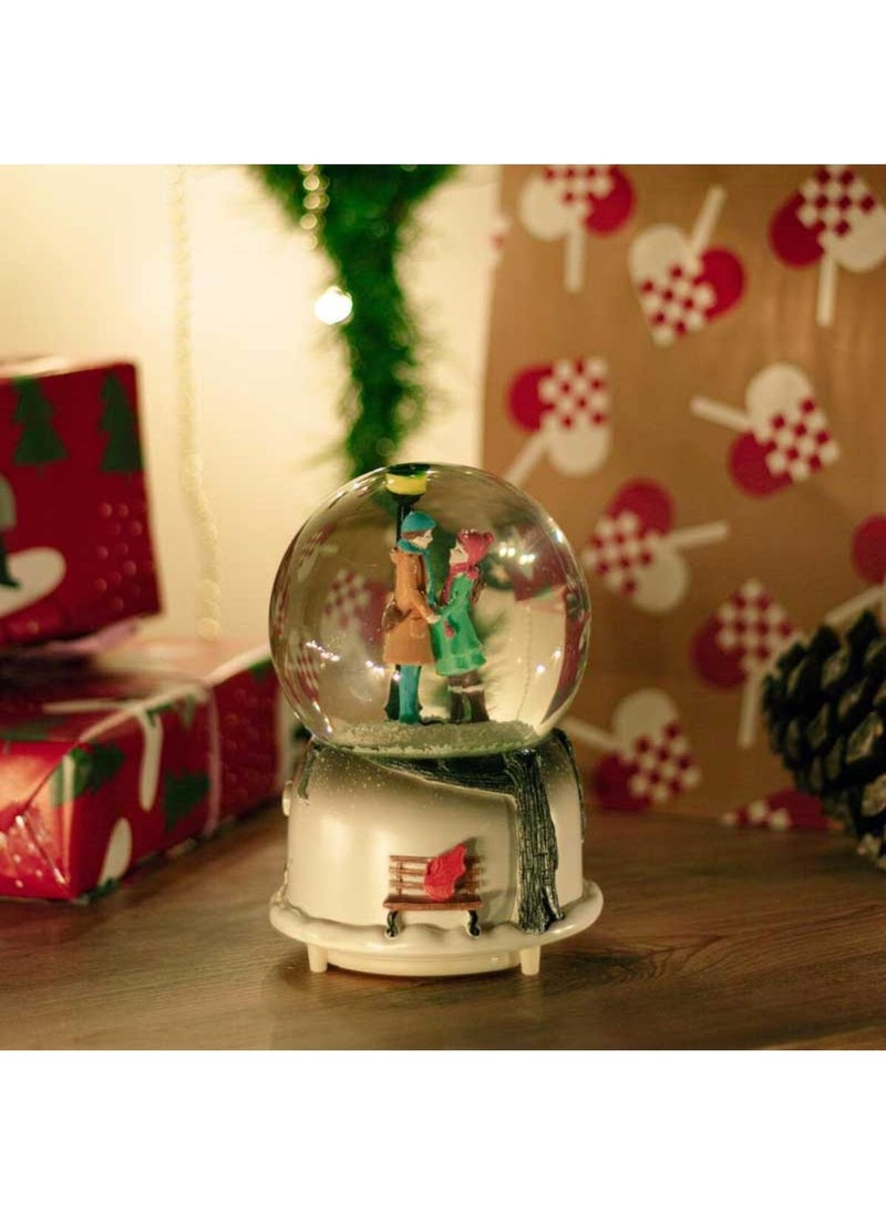 By-Lamp Romantic Gift for Lover, Lighted and Musical Snow Globe  - Image 3