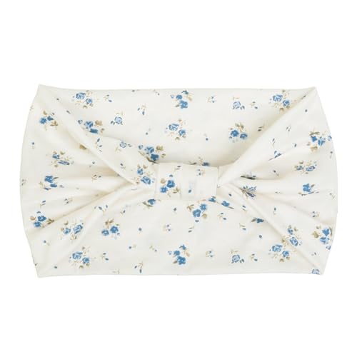 Huachi 4 Packs Wide Headbands for Women Knotted Non Slip Fashion Cute Floral Printed Head Bands for Women’s Hair Large African Bandana Boho Hairbands Yoga Running Sports Workout Thick Turban Hair Accessories - Image 2