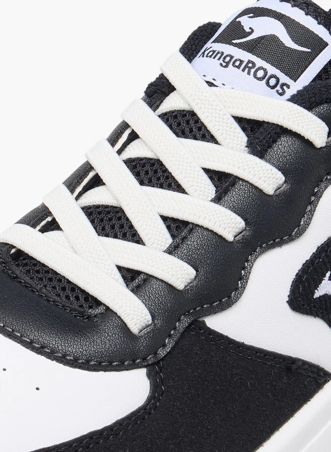 kangaROOS Boys' Colourblock Sneakers with Lace-Up Closure