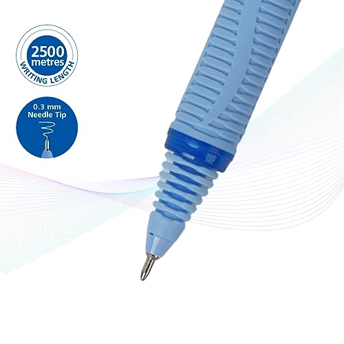 Luxor Schneider, One Hybrid Roller Ball Pen - Blue, 0.3mm, 2500 mtrs writing length, Waterproof Ink, Consistent ink flow, Ideal for Professionals & Office essential - Image 3