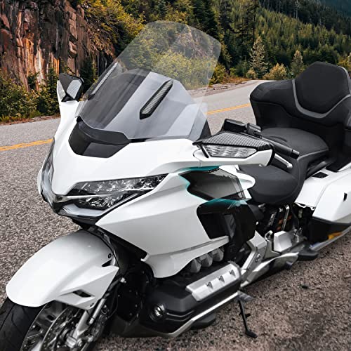 VEISUTOR Upper Air Deflectors for Goldwing GL1800, Smoked Wide Wind Deflector Side Wind Windshield for Honda Gold Wing GL 1800 2018-2024 Accessories - Image 5