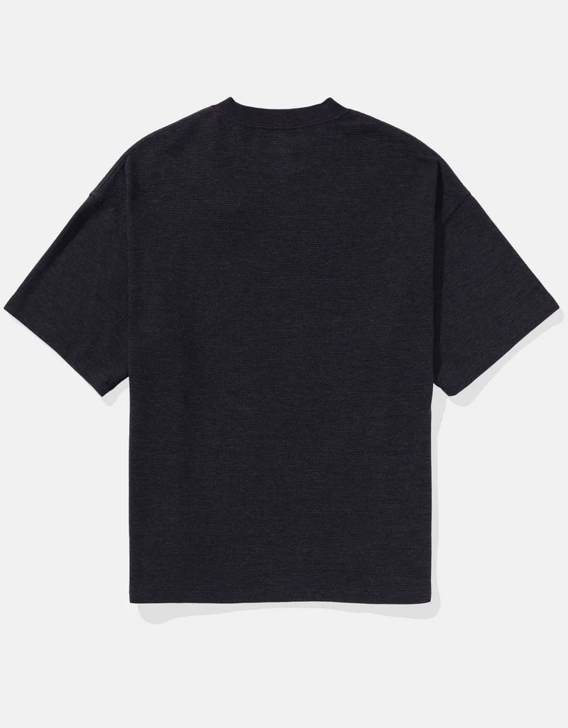 American Eagle  AE Oversized Textured T-Shirt for Men | Best Price UAE
