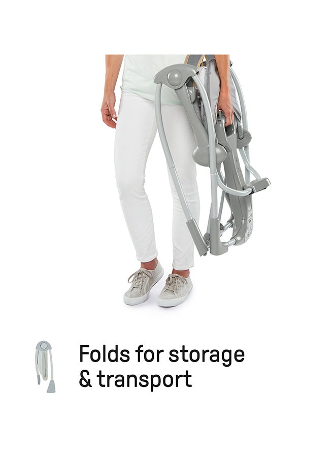 ingenuity Boutique Collection Swing n Go Portable Swing - Bella Teddy - Image 3