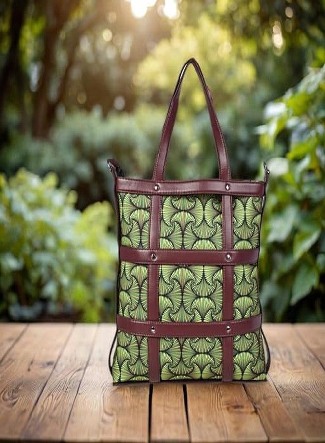 Bot Bag handbag for women without smart features (green illusion4) - Image 3