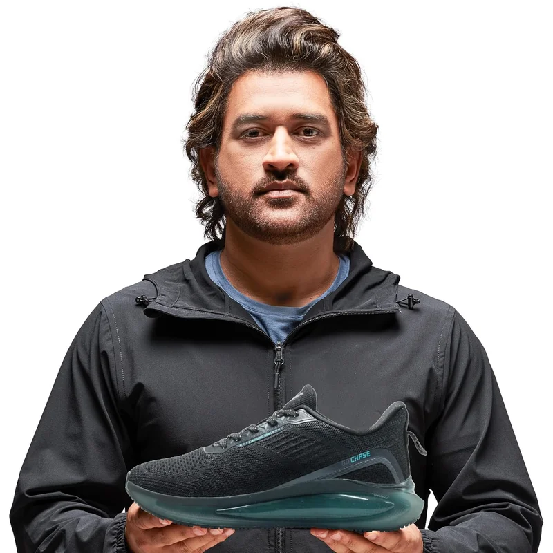 أسيان Black Firozi Running Shoes for Men and Boys