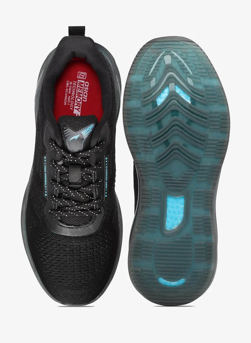 Asian  Black Firozi Running Shoes for Men and Boys for Men | Best Price UAE