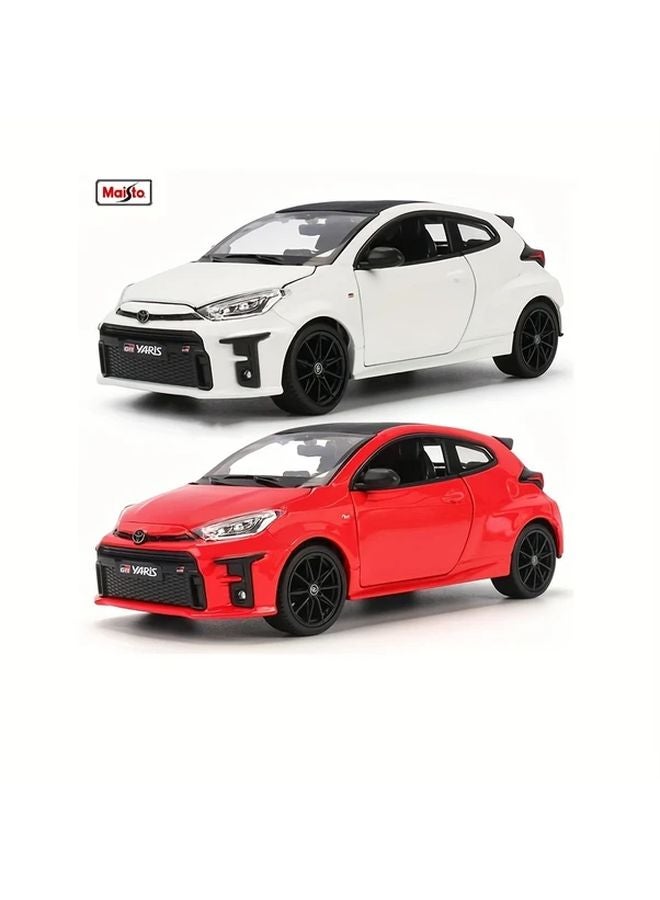 Maisto 1 24 Scale Toyota GR Yaris 2021 White Collectible Model Car - Image 2
