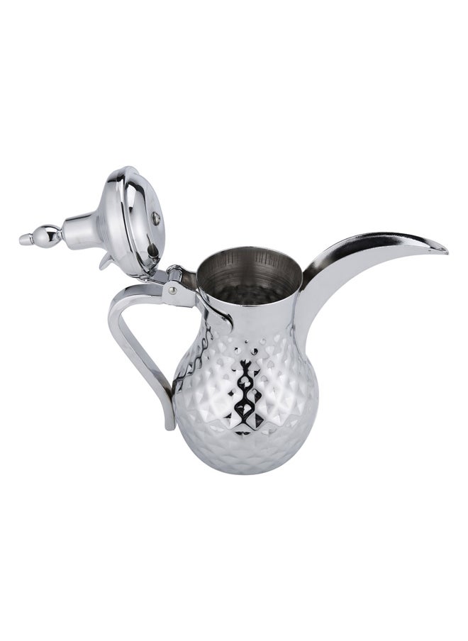 AL SANIDI - Raslan Indian Stainless steel Arabic Coffee Dallah, Raslan Dallah, Silver, capacity 1.35 L - Image 1