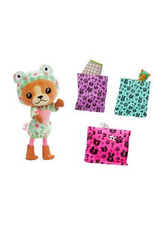 Barbie Cutie Reveal Chelsea Doll & Accessories, Animal Plush Costume & 6 Surprises Including Color Change, Puppy As Frog  - Image 3