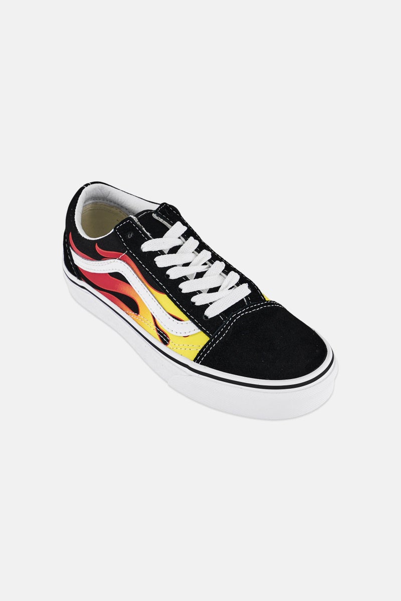 VANS Women Old Skool Lace Up Skateboarding Shoes, Multicolor - Image 1