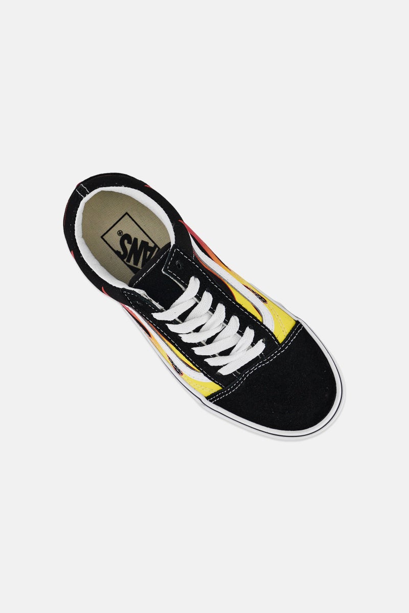VANS Women Old Skool Lace Up Skateboarding Shoes, Multicolor - Image 4