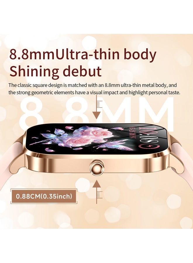 RollsTimi  Ladies Smart Watch Temperament Business Watch Sports Waterproof Watch Bluetooth Call Health And Sleep Monitoring Multi-sports Mode Long Battery Life - Image 4