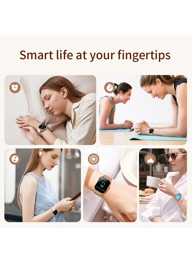 RollsTimi  Ladies Smart Watch Temperament Business Watch Sports Waterproof Watch Bluetooth Call Health And Sleep Monitoring Multi-sports Mode Long Battery Life - Image 5