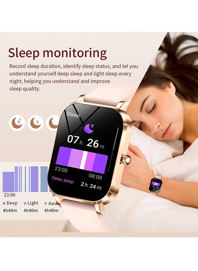 RollsTimi  Ladies Smart Watch Temperament Business Watch Sports Waterproof Watch Bluetooth Call Health And Sleep Monitoring Multi-sports Mode Long Battery Life - Image 2