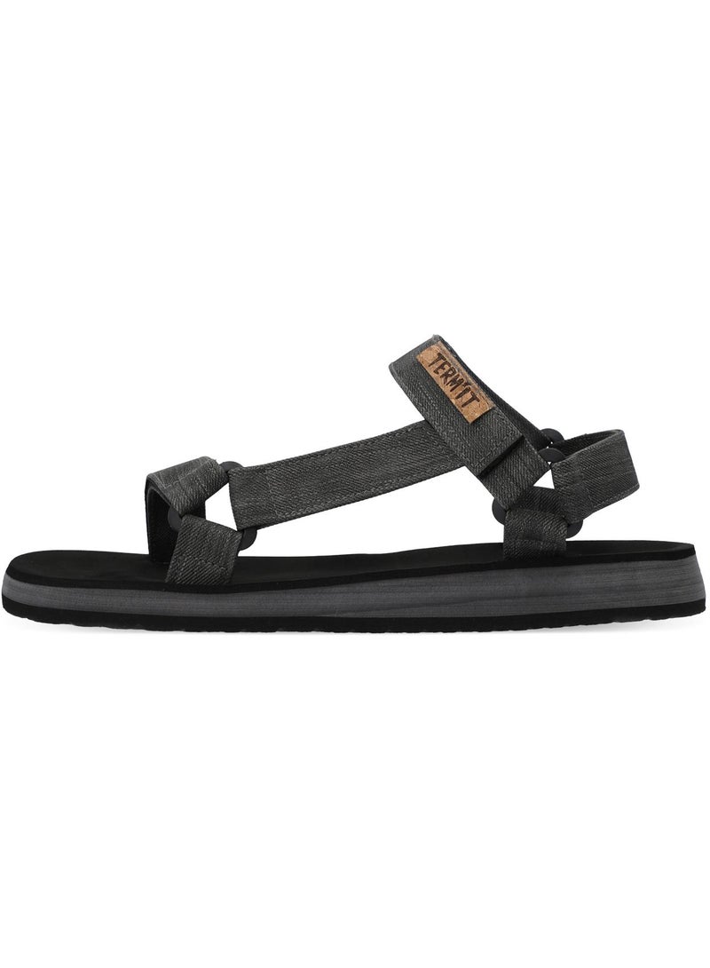 Termit Men's Sandals Rad Grey, Termit, Lightweight Textile Upper, EVA Outsole for Comfort, Adjustable Strap for Secure Fit, Perfect for Summer Walks  - Image 1