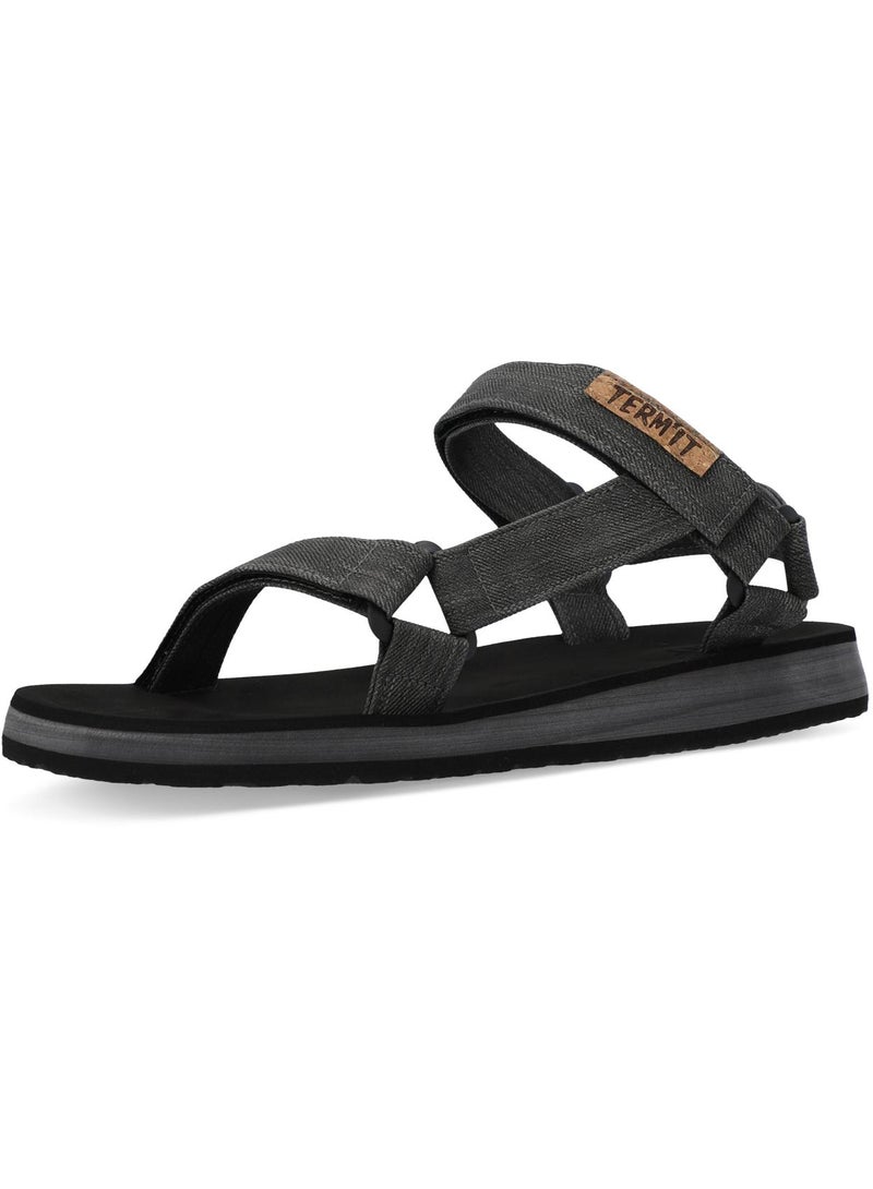 Termit Men's Sandals Rad Grey, Termit, Lightweight Textile Upper, EVA Outsole for Comfort, Adjustable Strap for Secure Fit, Perfect for Summer Walks  - Image 2