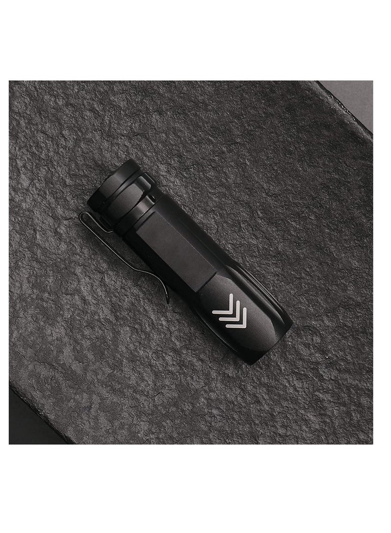 Luckam KH003 Mini Small Pocket LED Flashlight USB Rechargeable High Lumens Bright Powerful flashlights Pack of 5 - Image 5