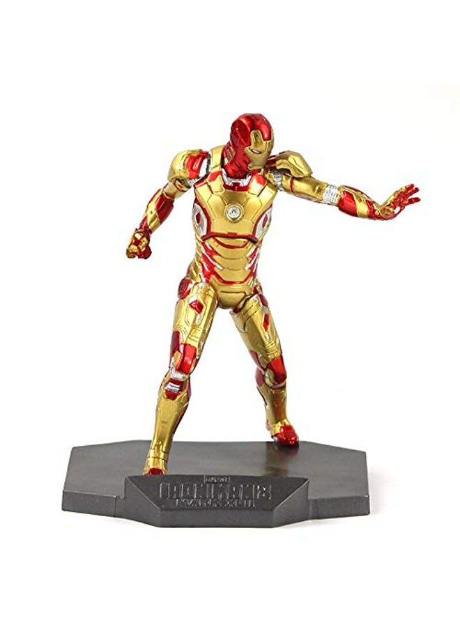 عام قمر تمثال من آيرون مان في حجمة الـ1/10 من المصنع البرازيلي، من المسلسل 3 MK42، يأتي في صندوق، وهو أداة سهلة الاستخدام كزينة وديكور، وقد يُكون هدية مميزة لمحبي الأكشن. - Image 2