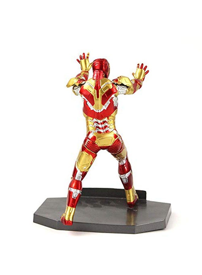 عام قمر تمثال من آيرون مان في حجمة الـ1/10 من المصنع البرازيلي، من المسلسل 3 MK42، يأتي في صندوق، وهو أداة سهلة الاستخدام كزينة وديكور، وقد يُكون هدية مميزة لمحبي الأكشن. - Image 5