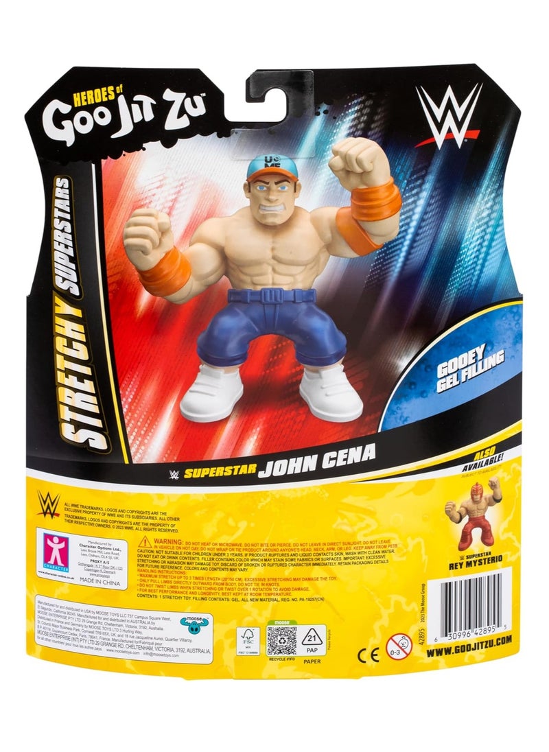 Heroes Goo Jit Zu John Cena Action Figure | Stretchy Hero Pack | Superstar Collectible Toy  - Image 5
