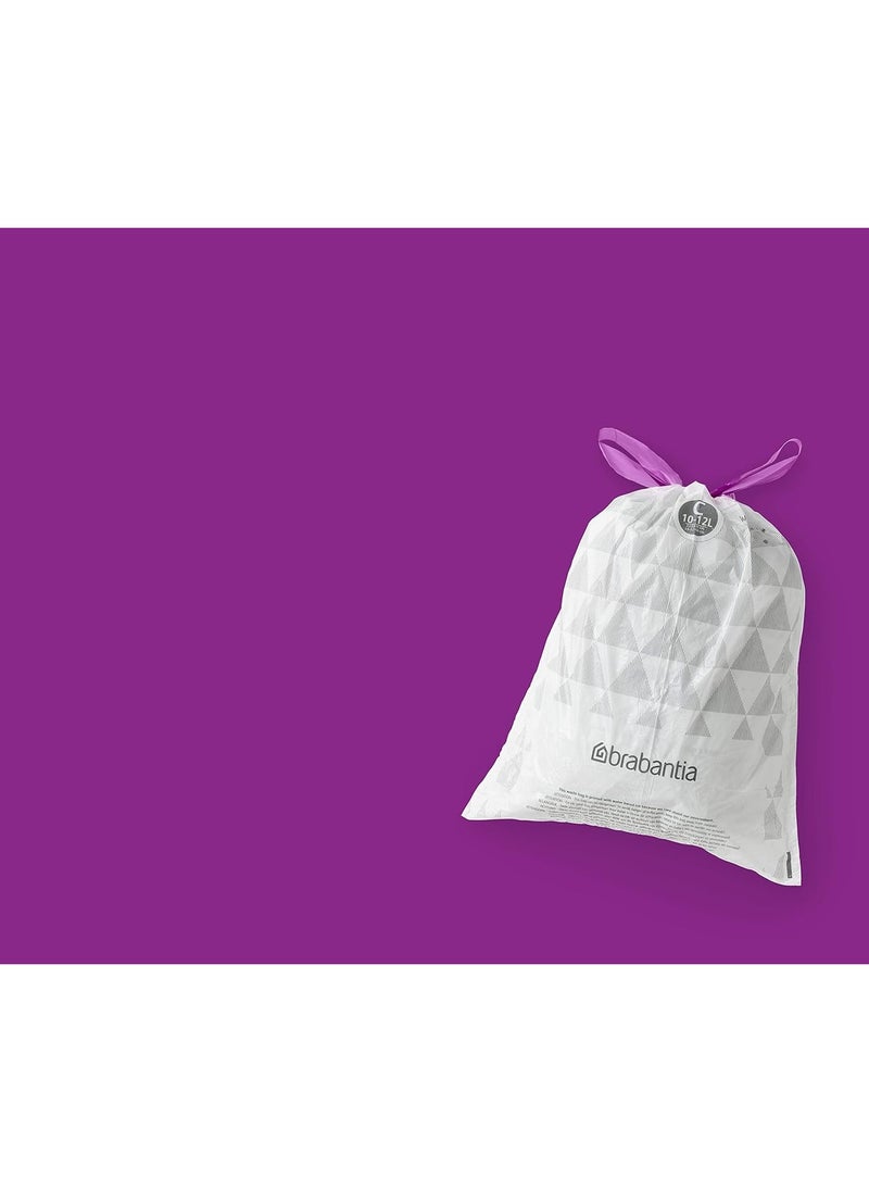 Brabantia Bin Liners, Size C, 10-12 L - 20 Bags