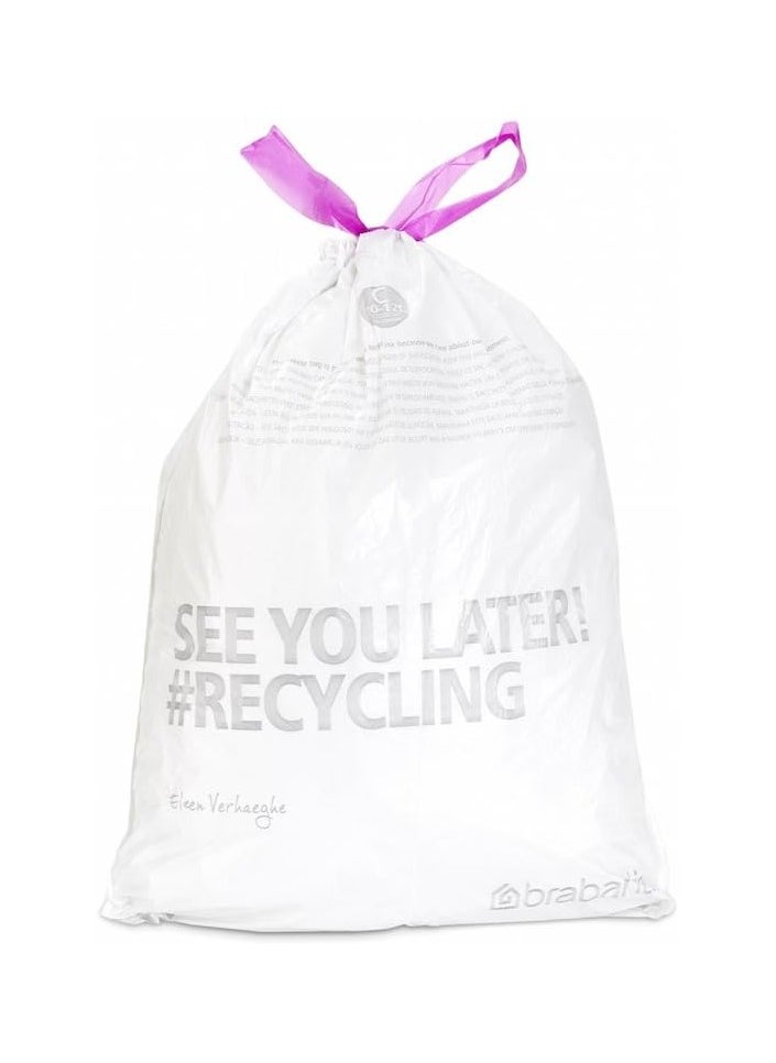Brabantia Bin Liners, Size C, 10-12 L - 20 Bags