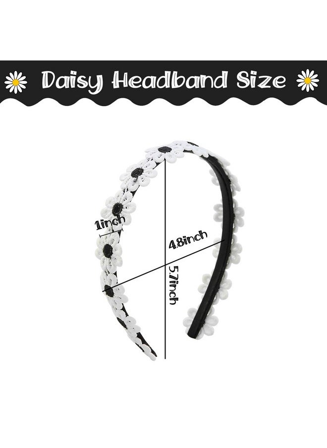 Flower Headband For Girls Yellow Daisy Headband Spring Floral Headband Hair Accessories Flowers For Hair Black Headband Hot Pink Headband For Women Hair Band Hair Hoop (Black) - pzsku/ZAB92D8D11C9A80362AAFZ/45/_/1718614735/407b0a84-0a34-4a79-978a-7ac7c077a448