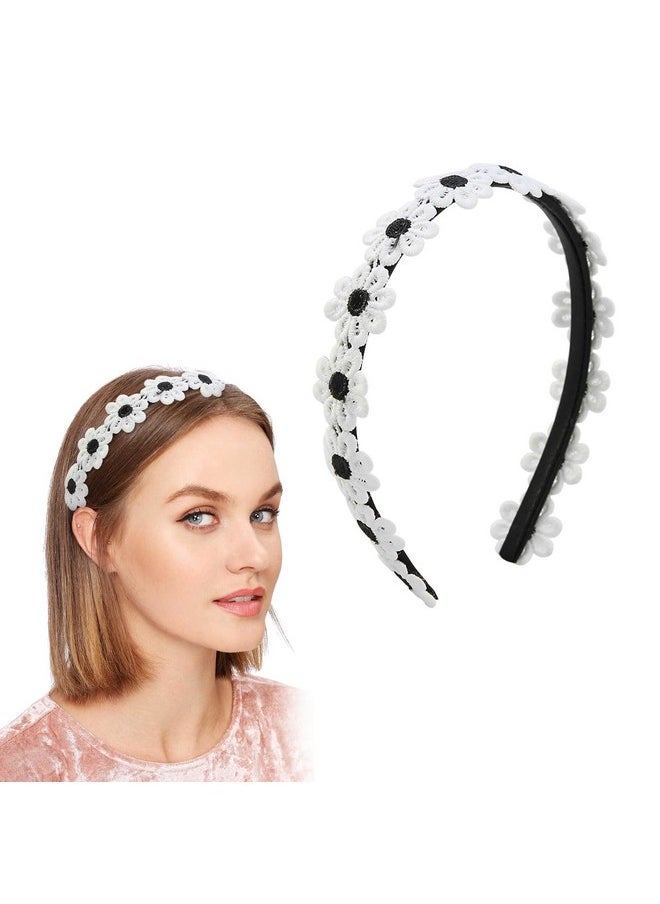 Flower Headband For Girls Yellow Daisy Headband Spring Floral Headband Hair Accessories Flowers For Hair Black Headband Hot Pink Headband For Women Hair Band Hair Hoop (Black) - pzsku/ZAB92D8D11C9A80362AAFZ/45/_/1718614735/d8c576bb-b819-41f5-8a82-532d75838599