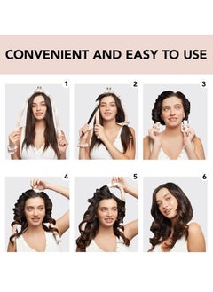 General New satin heat-free curling iron set, sleep hair, lazy tie, dyed curling disc, curling iron.  - Image 3